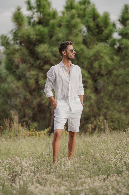 White Linen Shirt