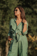 Load image into Gallery viewer, Mint Green  Linen Shirt
