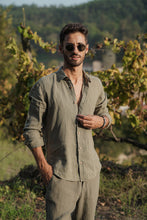 Load image into Gallery viewer, Khaki Linen Shirt
